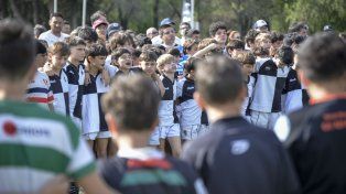 Estudiantes fue anfitrion en el Juan Cruz Mathé de rugby infantil.