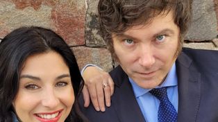 Marcela Pagano, cuando anunció que se incorporaba a la fuerza política que lidera Javier Milei.