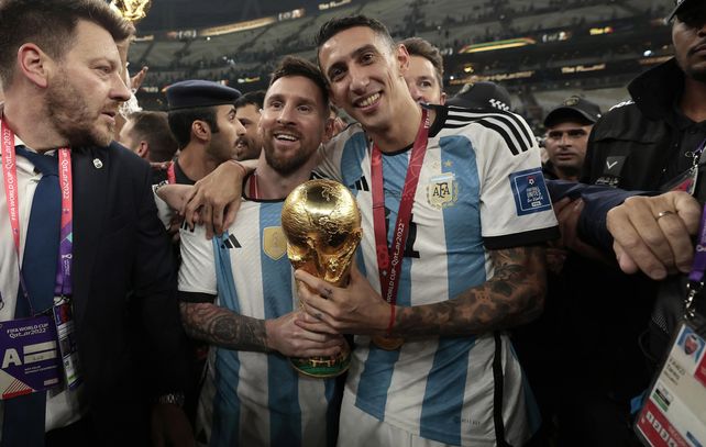 Lionel Messi y Ángel Di María
