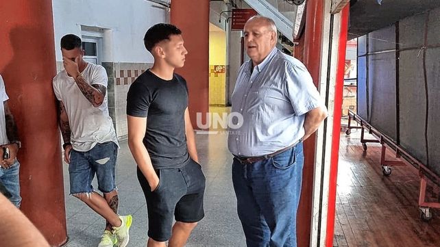 Enzo Roldán conversó con el presidente Luis Spahn