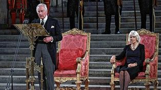 El rey Carlos III se dirigió al Parlamento por primera vez