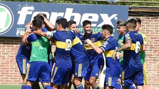 Luis Vázquez fue protagonista en la reserva de Boca Juniors