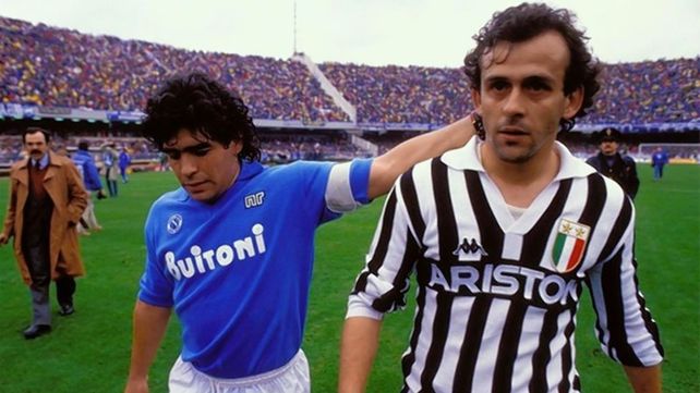 Michel Platini se refirió a la muerte de Diego Maradona.