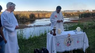 Paraná: misa en humedales, en festejos por la Virgen de Guadalupe