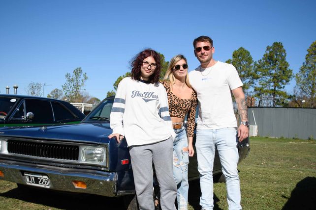 Berenice, Candela Chiappa y Matías Orazi.  