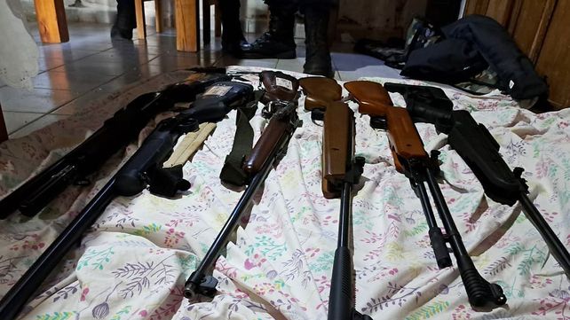 Efectivos de Concordia secuestraron diez armas de fuego y más de 400 cartuchos y detuvieron a un sujeto