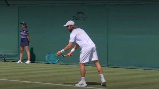 Wimbledon: Trungelliti luchó pero se quedó en la puerta de un triunfo histórico