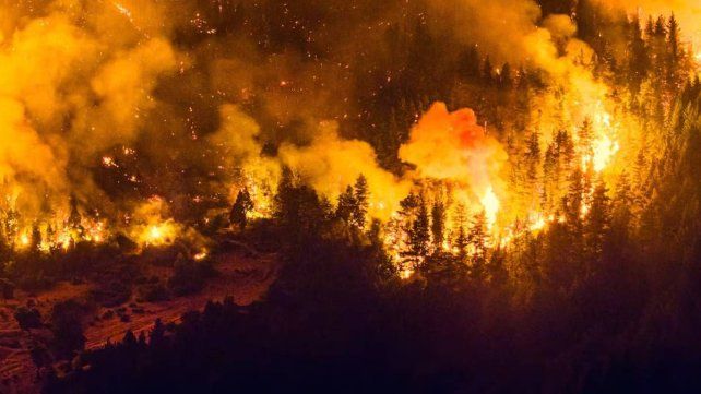 Ya hay más de 3.500 hectáreas afectadas por los incendios en Chubut
