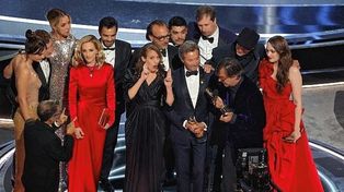 El elenco de la película CODA, ganadora del Óscar