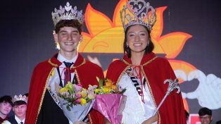 FACUNDO Y SOFIA. Eligieron los nuevos Reyes de los Estudiantes de Concordia 2025