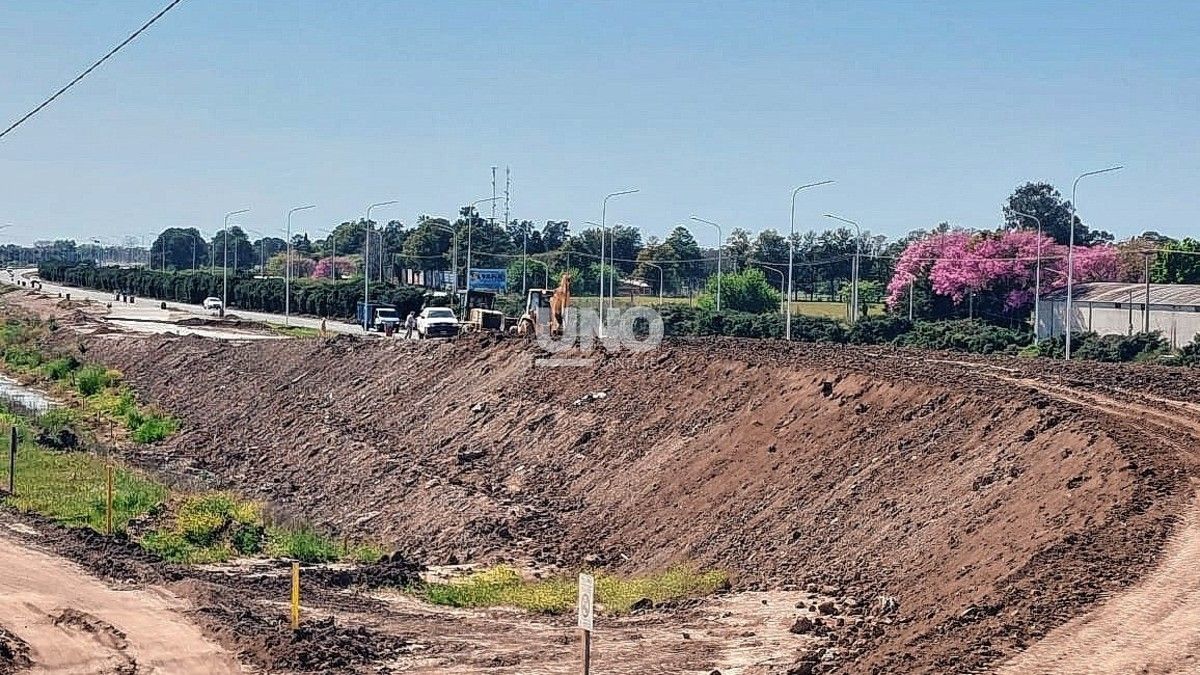 Santo Tomé: la obra del intercambiador de acceso desde autopista ...