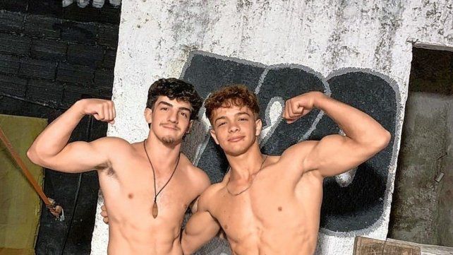 Giovanni Borgello y Lucas Santiago Villalba entrenan a diario en el Thompson.