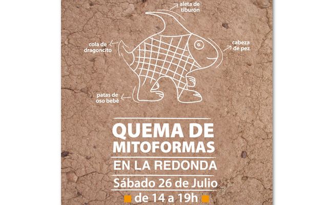 Realizarán la quema de mitoformas en La Redonda
