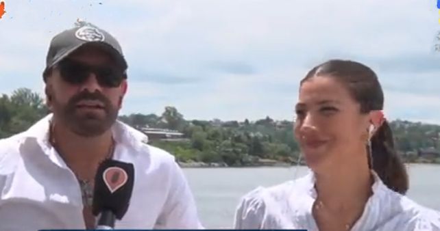 Amigos. Andrea Rincón desmintió el romance con Fredy Villarreal y dijo que es una decisión personal estar sola. (Imagen de TV)