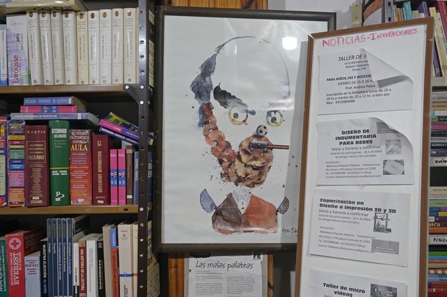 La biblioteca de Esteco al 700 rinde homenaje al escritor e historietista rosarino.