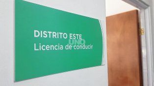 Turnos: uno de los centros de atención para tramitar la licencia de conducir.