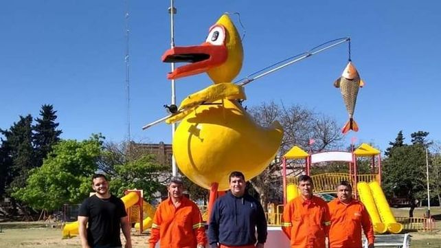 El Patito Sirirí recuperó su histórica caña de pescar