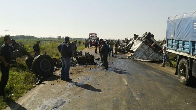 Un choque entre dos camiones dejó como saldo un muerto en el norte de la provincia