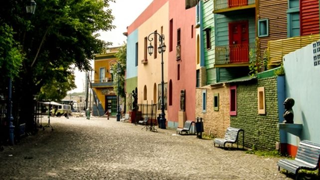 Un ícono de Buenos Aires en el viejo barrio de La Boca.