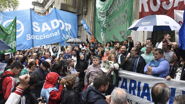 Demanda. Hace una semana hubo una protesta frente a Gobernación.