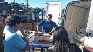 Venta de pescado en el sur de la ciudad&nbsp;