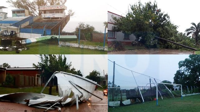 Frente de tormenta en Entre Ríos provoca serios destrozos
