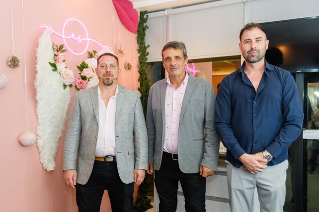 Sebastián Gasparini, Lisandro Cattaneo y Hugo Michelotti
