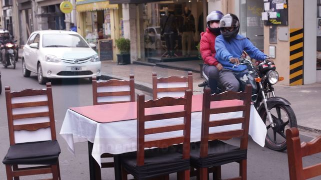 Protesta de gastronómicos y hoteleros en Paraná&nbsp;