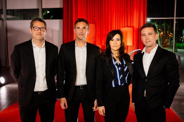 Lisandro Coudine, Walter Walsh, Patricia Rovai y Gonzalo Insausti