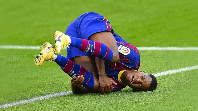 Ansu Fati fue operado con éxito y Barcelona no podrá contarlo por cuatro meses.&nbsp;