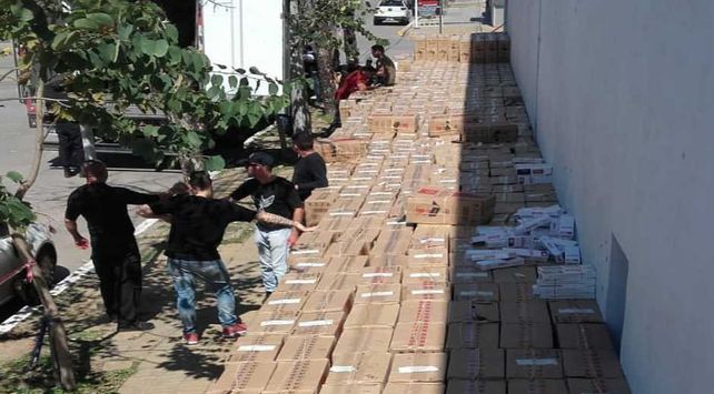 Contrabando: secuestraron camión y carga por $18.000.000