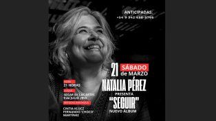 Natalia Perez, presenta “SEGUIR” su nuevo trabajo discográfico