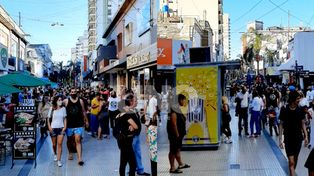 Compras navideñas: la peatonal  y Aristóbulo del Valle lucieron repletas de santafesinos