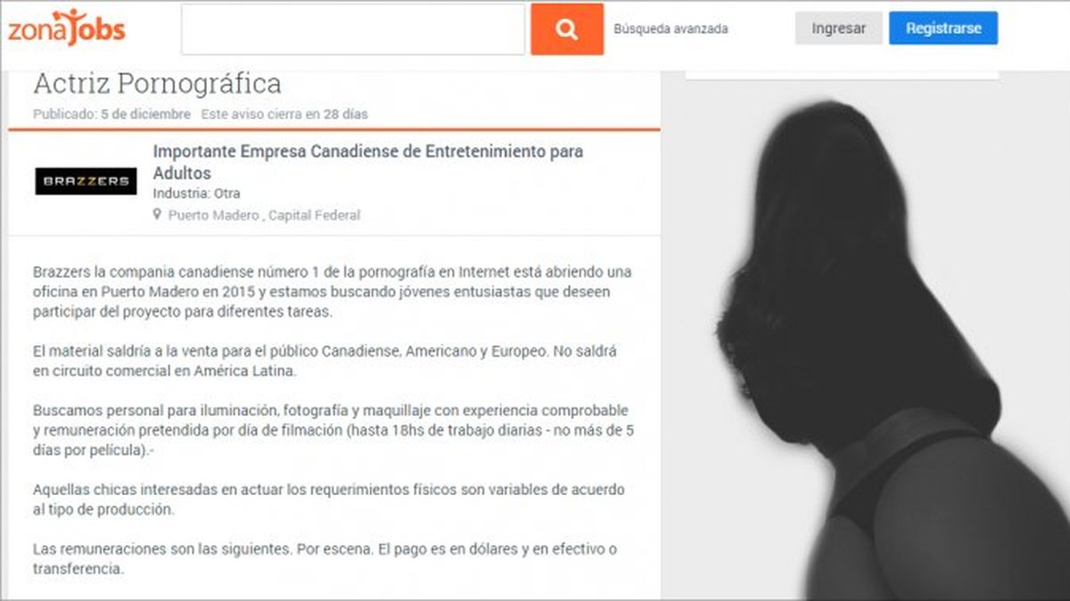 Sexo for export: productora busca actrices porno en la Argentina