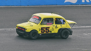 El tricampeón, José Andrieri, se quedó con el primer puesto en la competitiva categoría Fiat 600 TZ.