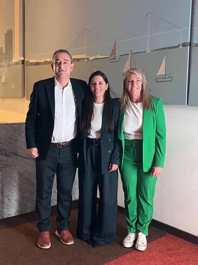 Pablo Javkin, Judith Nuñez y María Eugenia Schmuck