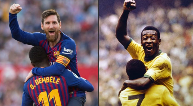 Lionel Messi igualó otro récord de Pelé