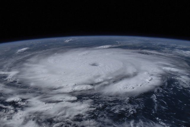 Una imagen de la Nasa del huracán Beryl visto desde la Estación Espacial Internacional.