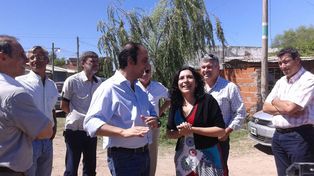 Avanzan las obras de cloacas en el barrio Santa Rosa de Lima