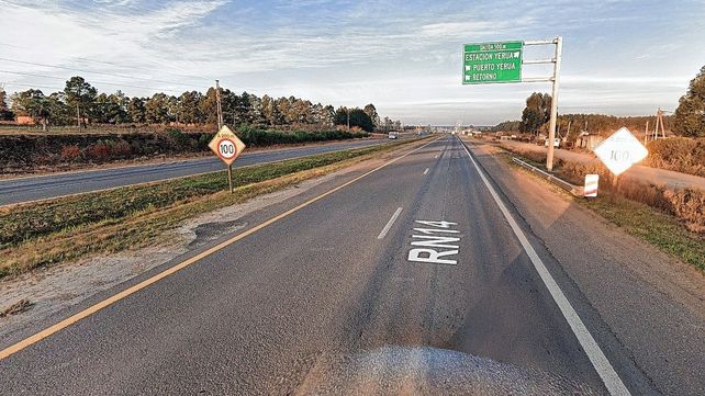 Transporte escolar atropelló y mató a un ciclista
