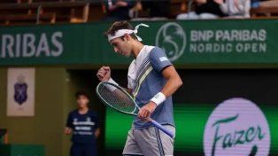 Gran triunfo de Etcheverry para meterse en los cuartos de final del ATP 250 de Estocolmo