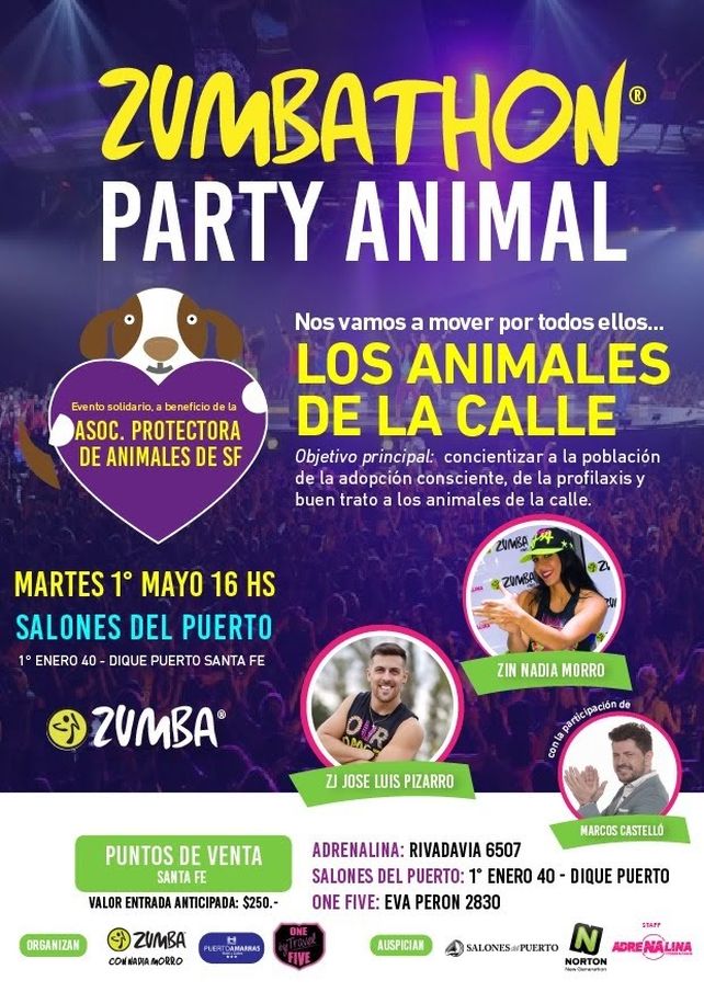 Invitan a bailar por los animales de la calle