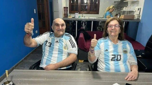 La madre de Lionel Scaloni tuvo otros dos hijos con su esposo Ángel.