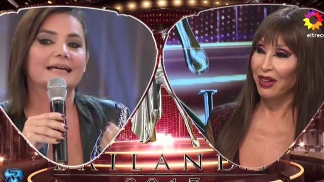 Nancy Pazos y Moria Casán protagonizaron un cruce durísimo en la pista del Bailando