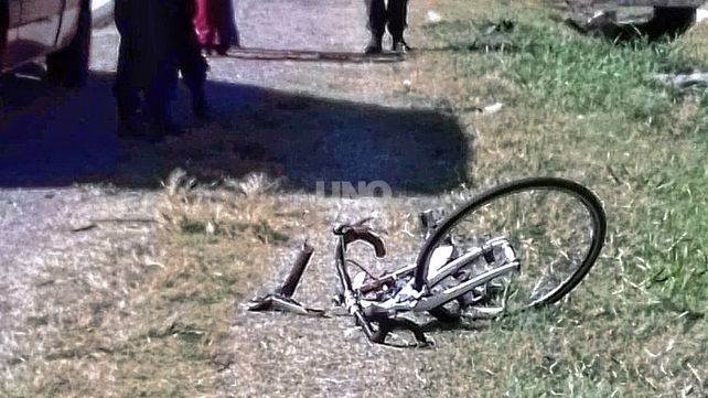 Violento choque con la muerte de un ciclista en la ruta nacional autovía 19