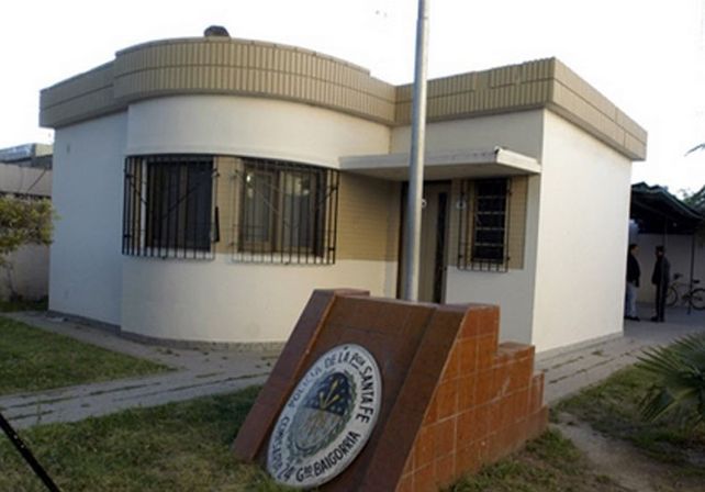 La comisaría de donde se escaparon los presos.