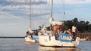 La tradicional regata tiene una gran cantidad de participantes.