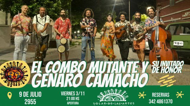 El Combo Mutante y Camacho Rodríguez en El Solar de las Artes