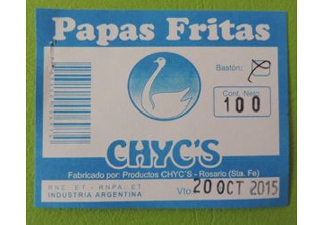La Assal prohibió las Papas Fritas “Chyc´s”