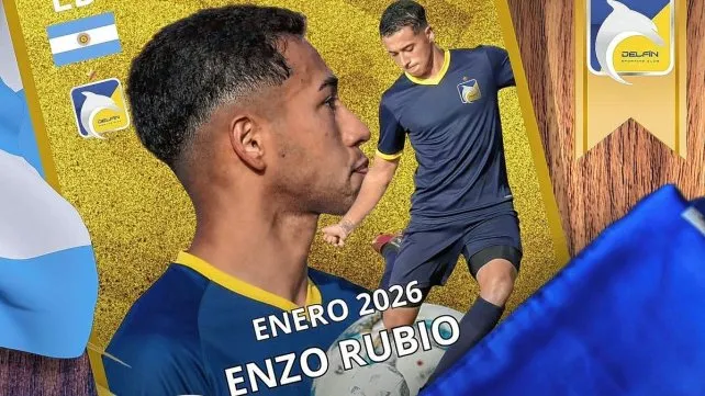 Delfín presentó a Enzo Rubio y Unión tiene un cupo más para incorporar